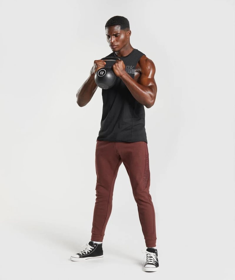 Men's Gymshark Bold React Jogger Brown | NZ 1BDEXO